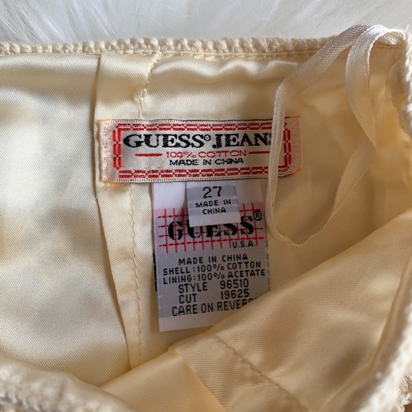 Vintage Guess Crochet Mini Skirt - Picture 2 of 6